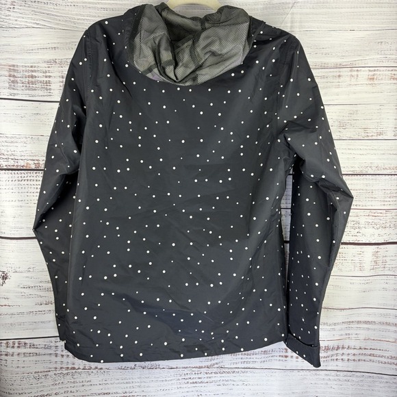 Helly Hansen Women's Nine K Jacket black White Polk a Dot Size Medium EUC Rain - Picture 6 of 13